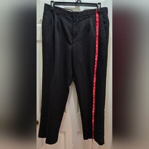 Unried Classic Black Men's Dress Trousers, See Measurements
